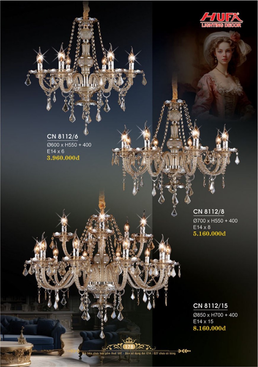 Bảng giá đèn trang trí HUFA